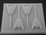 535sp Thunder Dude Face Chocolate or Hard Candy Lollipop Mold
